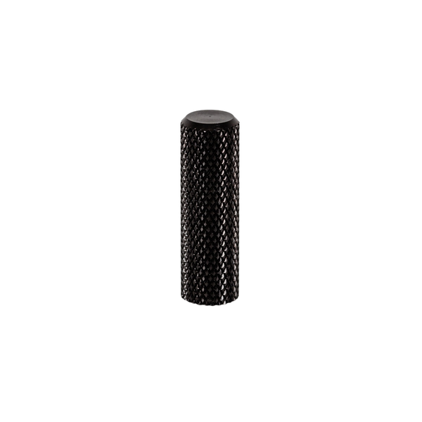 Momo Handles Momo Graf Knurled Cylinder Knob 10mm Brushed Black