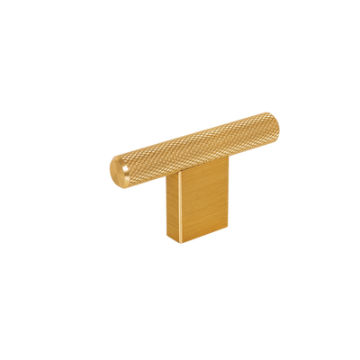 Momo Handles Momo Graf Knurled T Knob 60mm Brushed Dark Brass