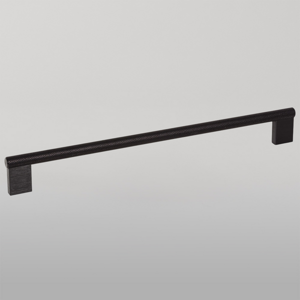 Momo Handles Momo Graf Knurled D Handle 1178mm Brushed Black