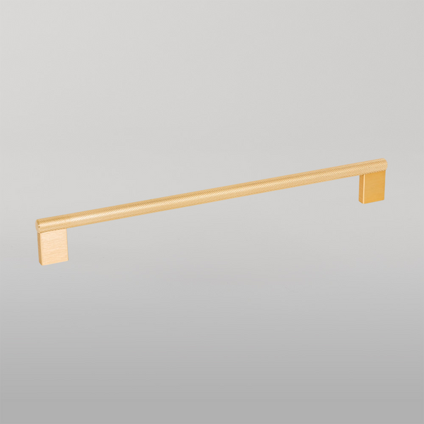 Momo Handles Momo Graf Knurled D Handle 256mm Brushed Dark Brass