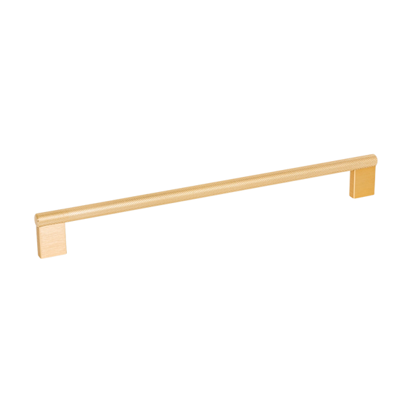 Momo Handles Momo Graf Knurled D Handle 256mm Brushed Dark Brass