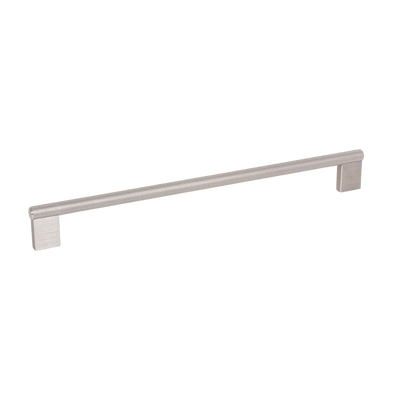 Momo Handles Momo Graf Knurled D Handle 256mm Dull Brushed Nickel