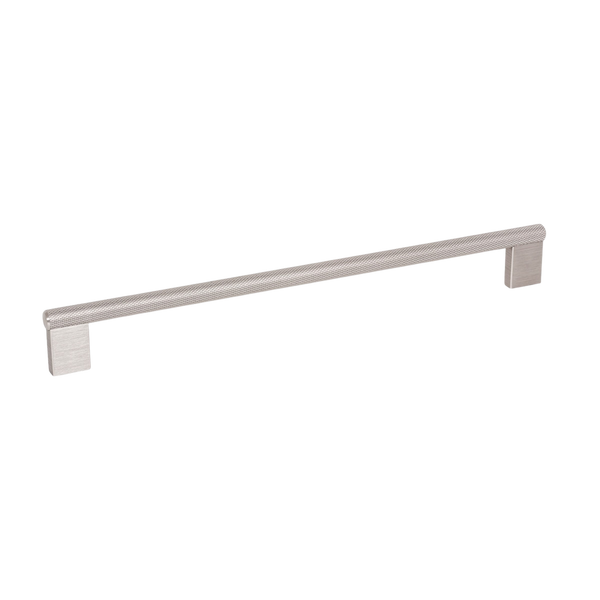 Momo Handles Momo Graf Knurled D Handle 256mm Dull Brushed Nickel