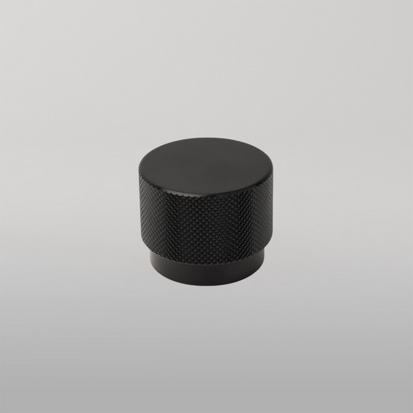 Momo Handles Momo Graf Round Knob 38mm Brushed Black