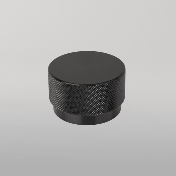Momo Handles Momo Graf Round Knob 50mm Brushed Black