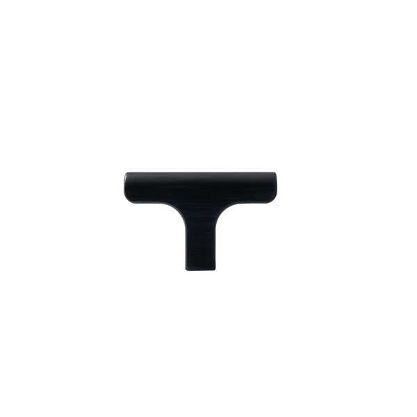 Momo Handles Hinoki T Knob 60mm Brushed Black