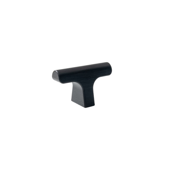 Momo Handles Hinoki T Knob 60mm Brushed Black