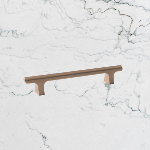 Momo Handles Hinoki D Handle 160mm Dark Brushed Brass