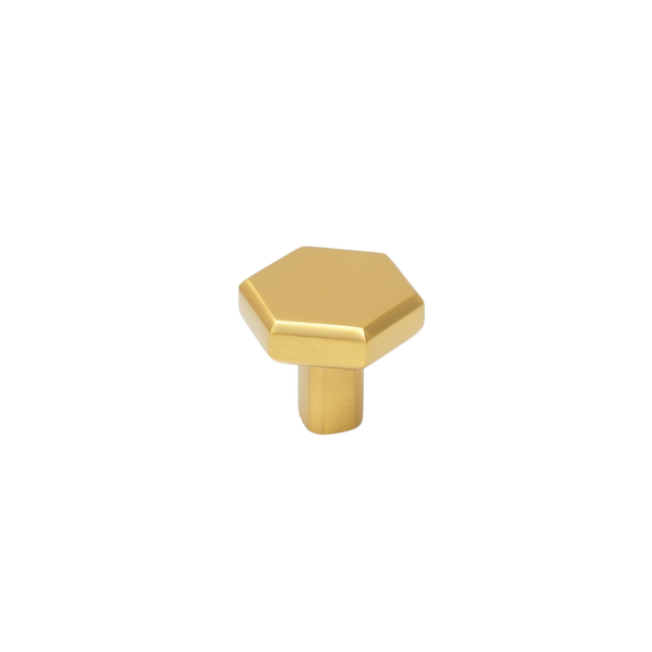 Momo Handles Momo Hendrix Knob 32mm Brushed Satin Brass