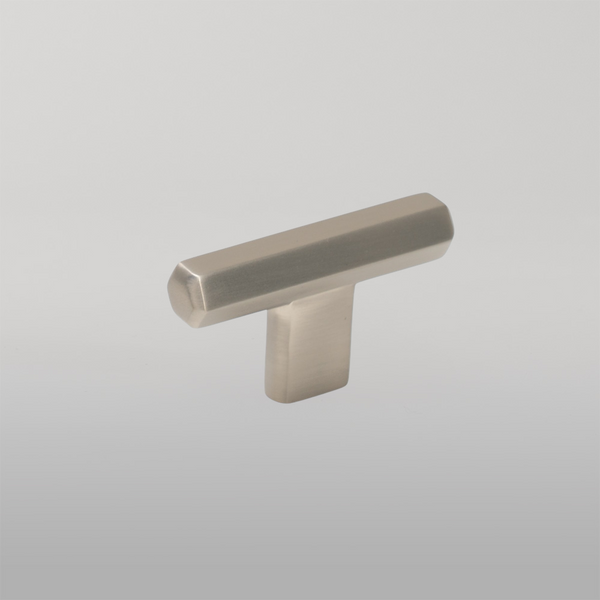 Momo Handles Momo Hendrix T Knob 60mm Dull Brushed Nickel