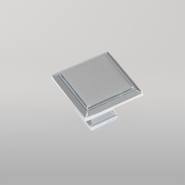 Momo Handles Momo Huntington Square Knob 32mm Chrome Plated