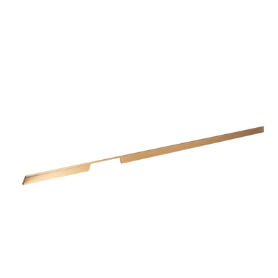 Momo Handles Rail D Handle Left Hand 1120mm Brushed Dark Brass