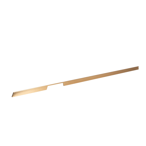 Momo Handles Momo Rail D Handle Left Hand 1120mm Brushed Dark Brass