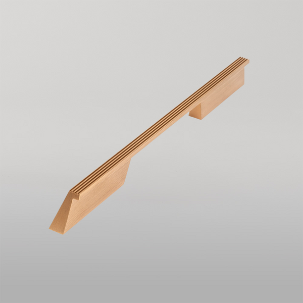 Momo Handles Momo Rail D Handle 192mm Brushed Dark Brass