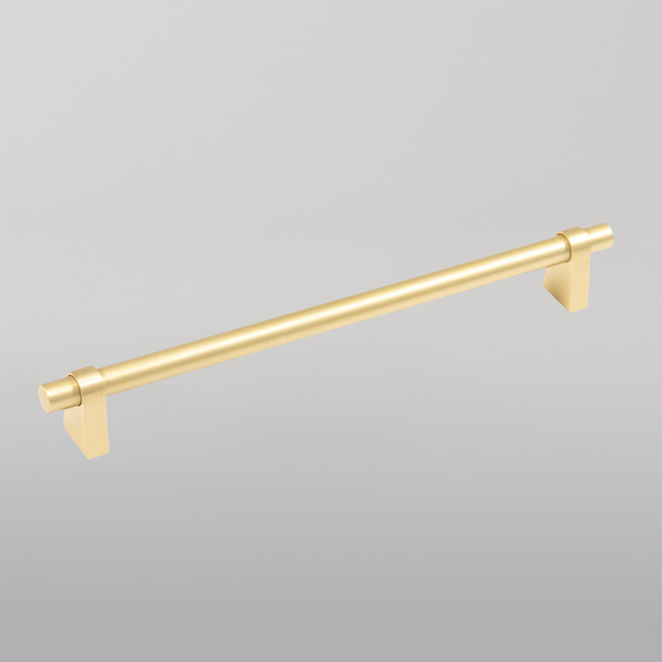 Momo Handles Momo Loreto Bar Pull 224mm Brushed Matte Brass