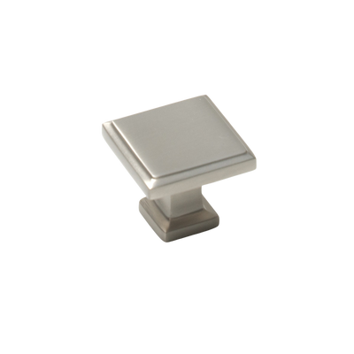 Momo Lucca Square Knob 30mm Dull Brushed Nickel