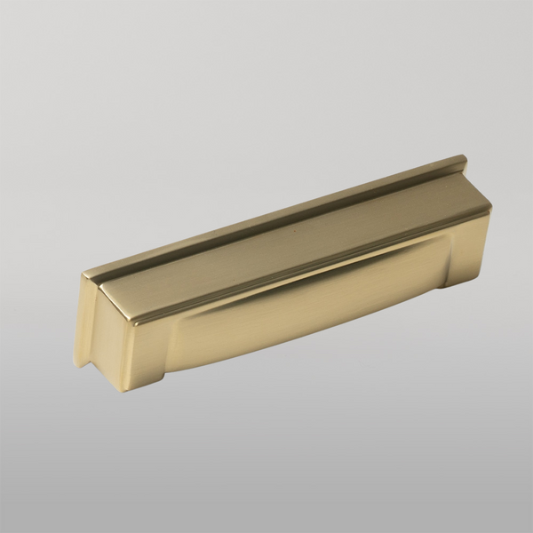 Momo Handles Momo Lucca Cup Pull 96mm Brushed Satin Brass