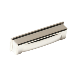 Momo Handles Momo Lucca Cup Pull 96mm Polished Nickel