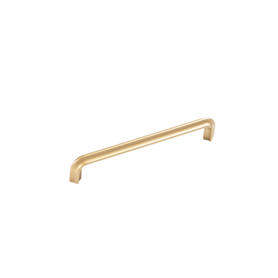 Momo Lumi D Handle 160mm Satin Brass