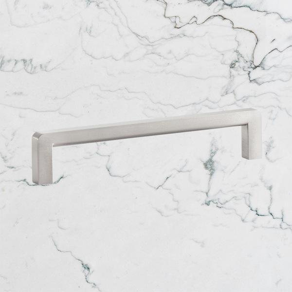 Momo Handles Milano D Handle 128mm Dull Brushed Nickel