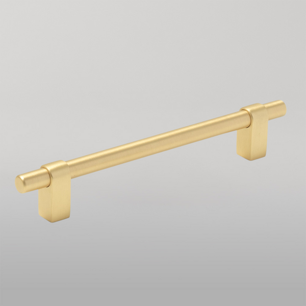 Momo Handles Momo Maida Bar Handle 160mm Brushed Satin Brass