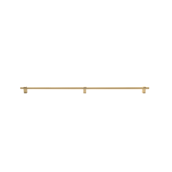 Momo Handles Maida Bar Handle 648mm Brushed Satin Brass