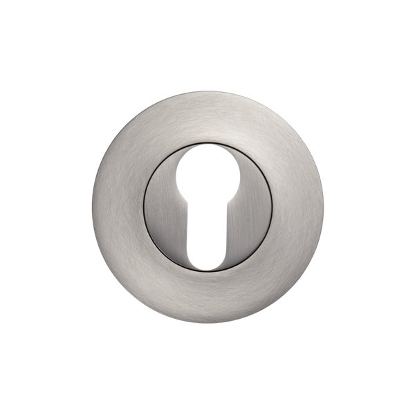 Momo Handles Euro Cylinder Escutcheon Set Dull Brushed Nickel