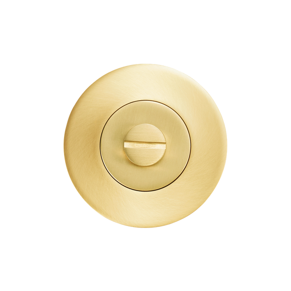 Momo Handles Privacy Thumb Turn Set Brushed Satin Brass