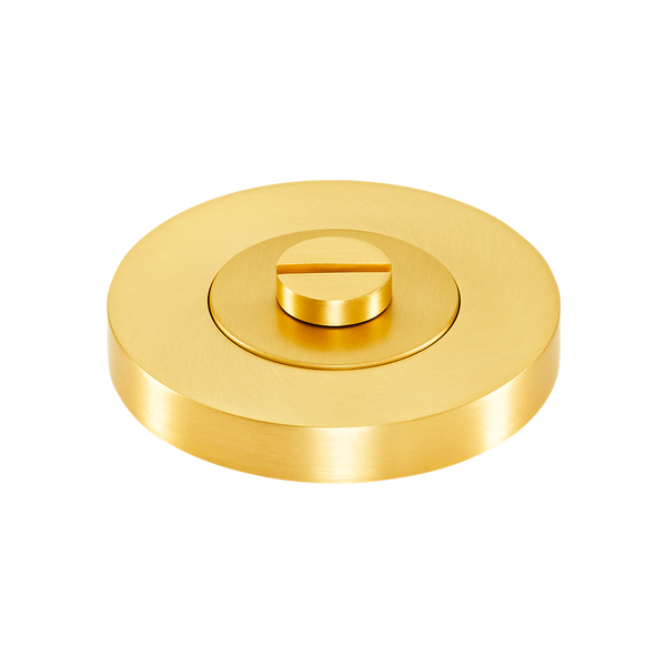 Momo Handles Privacy Thumb Turn Set Brushed Satin Brass
