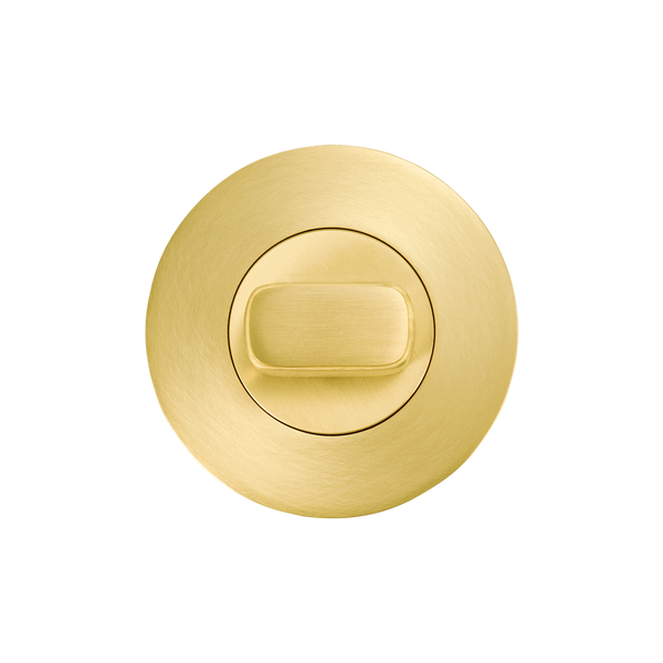 Momo Handles Privacy Thumb Turn Set Brushed Satin Brass