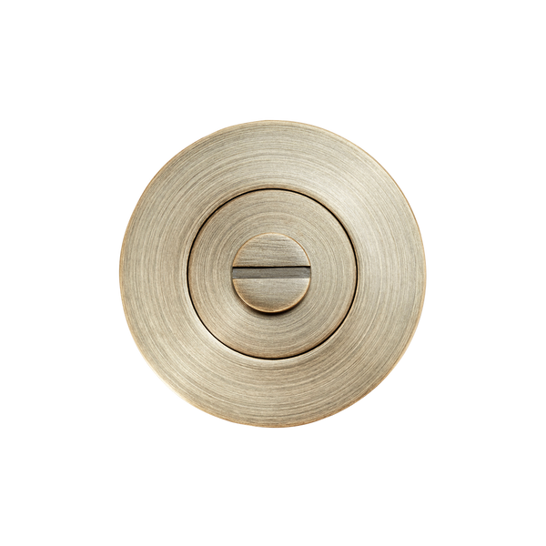 Momo Handles Privacy Thumb Turn Set Dark Brushed Brass