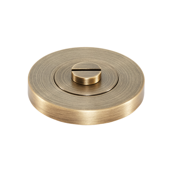 Momo Handles Privacy Thumb Turn Set Dark Brushed Brass