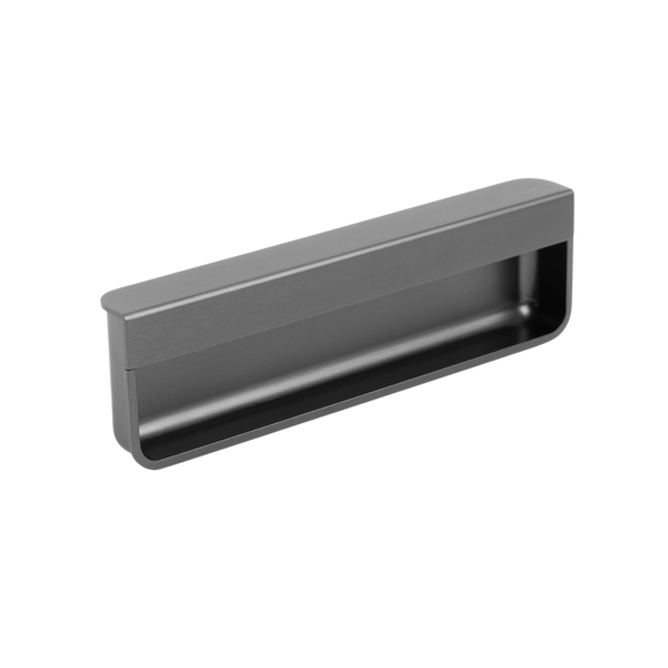 Momo Handles Momo Moule Edge Flush Pull 128mm Black Titanium