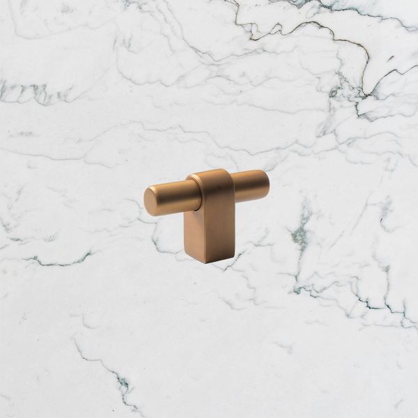 Momo Handles Maida T Knob 52mm English Bronze