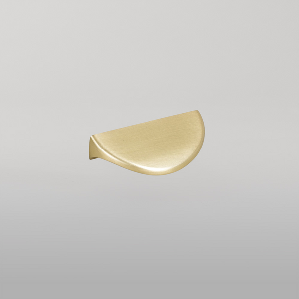 Momo Handles Momo Nick Pull Handle 32mm Brushed Matte Brass