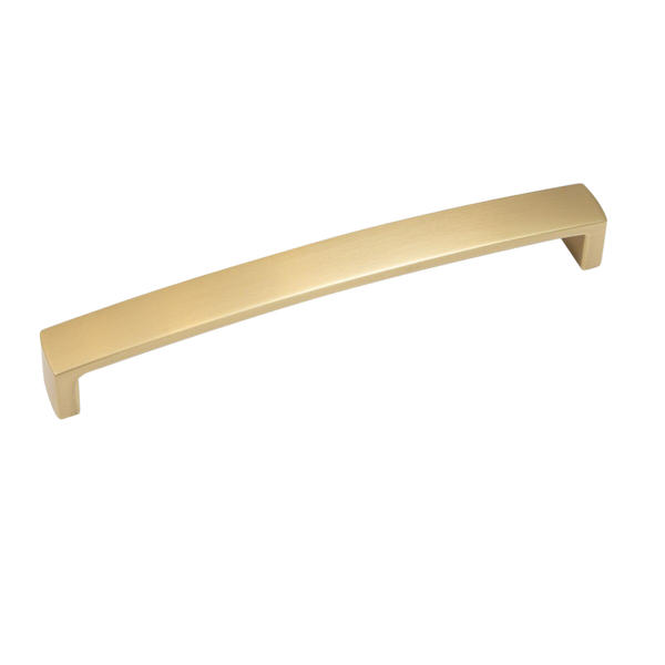 Momo Handles Momo New Hampton D Handle 160mm Matte Brass