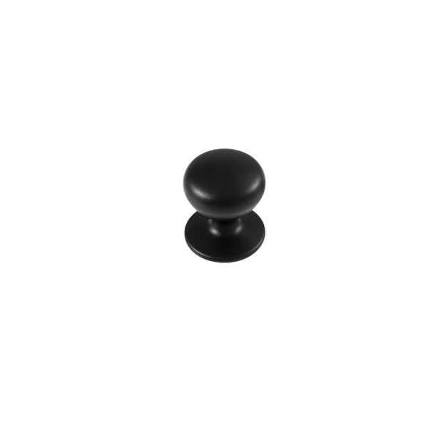Momo Handles Momo New Hampton Round Knob 32mm Matte Black