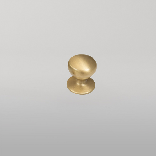 Momo Handles Momo New Hampton Round Knob 32mm Matte Brass