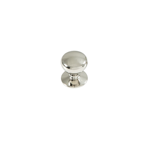 Momo Handles Momo New Hampton Round Knob 32mm Polished Nickel