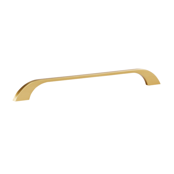 Momo Handles New Prato Bow Handle 256mm Brushed Matte Brass