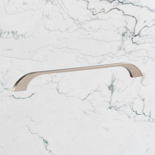 Momo Handles New Prato Bow Handle 256mm Dull Brushed Nickel