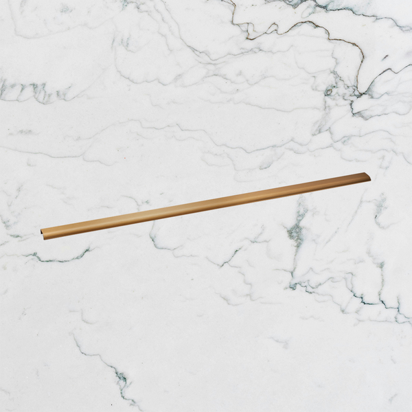 Momo Handles Ona Lip Pull 1056mm Dark Brushed Brass