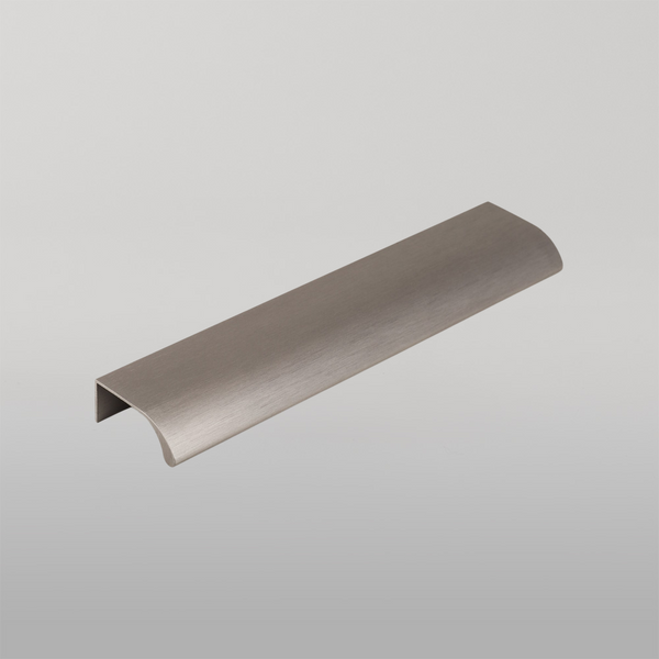 Momo Ona Lip Pull Handle 128mm Brushed Grey