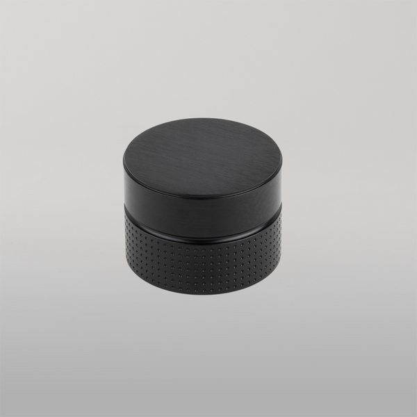 Momo Handles Momo Point Round Knob 40mm Brushed Black