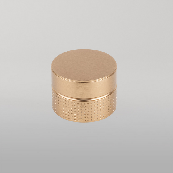 Momo Handles Momo Point Round Knob 40mm Brushed Dark Brass