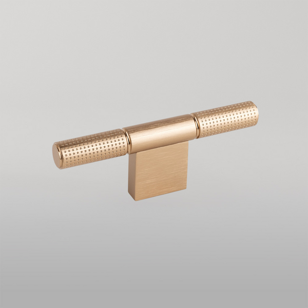 Momo Handles Momo Point T Knob 110mm Brushed Dark Brass
