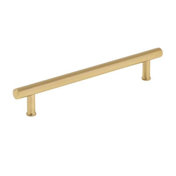 Momo Handles Momo Strano D Handle 160mm Brushed Satin Brass