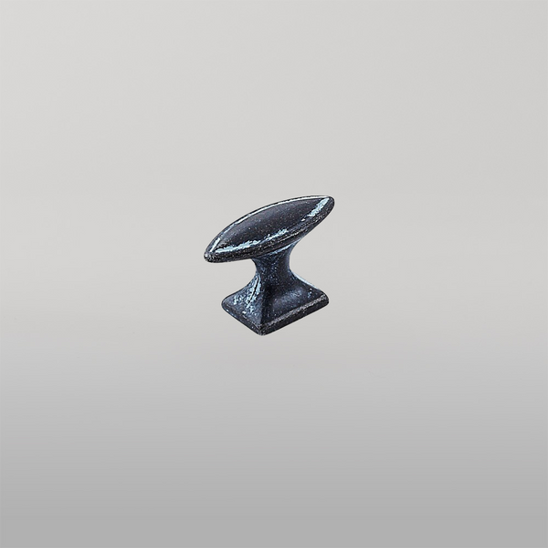 Momo Handles Momo Kansas Oval Knob 35mm Antique Aqua