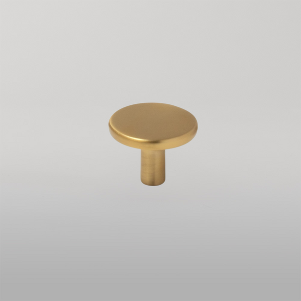 Momo Handles Momo Vena Knob 35mm Brushed Satin Brass
