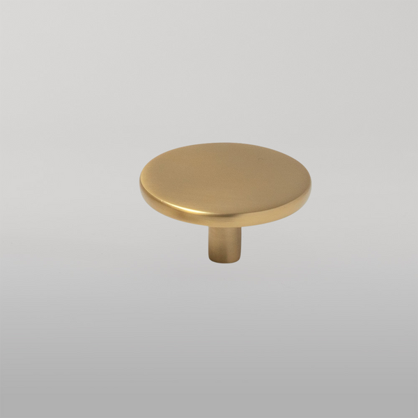 Momo Handles Momo Vena Knob 50mm Brushed Satin Brass